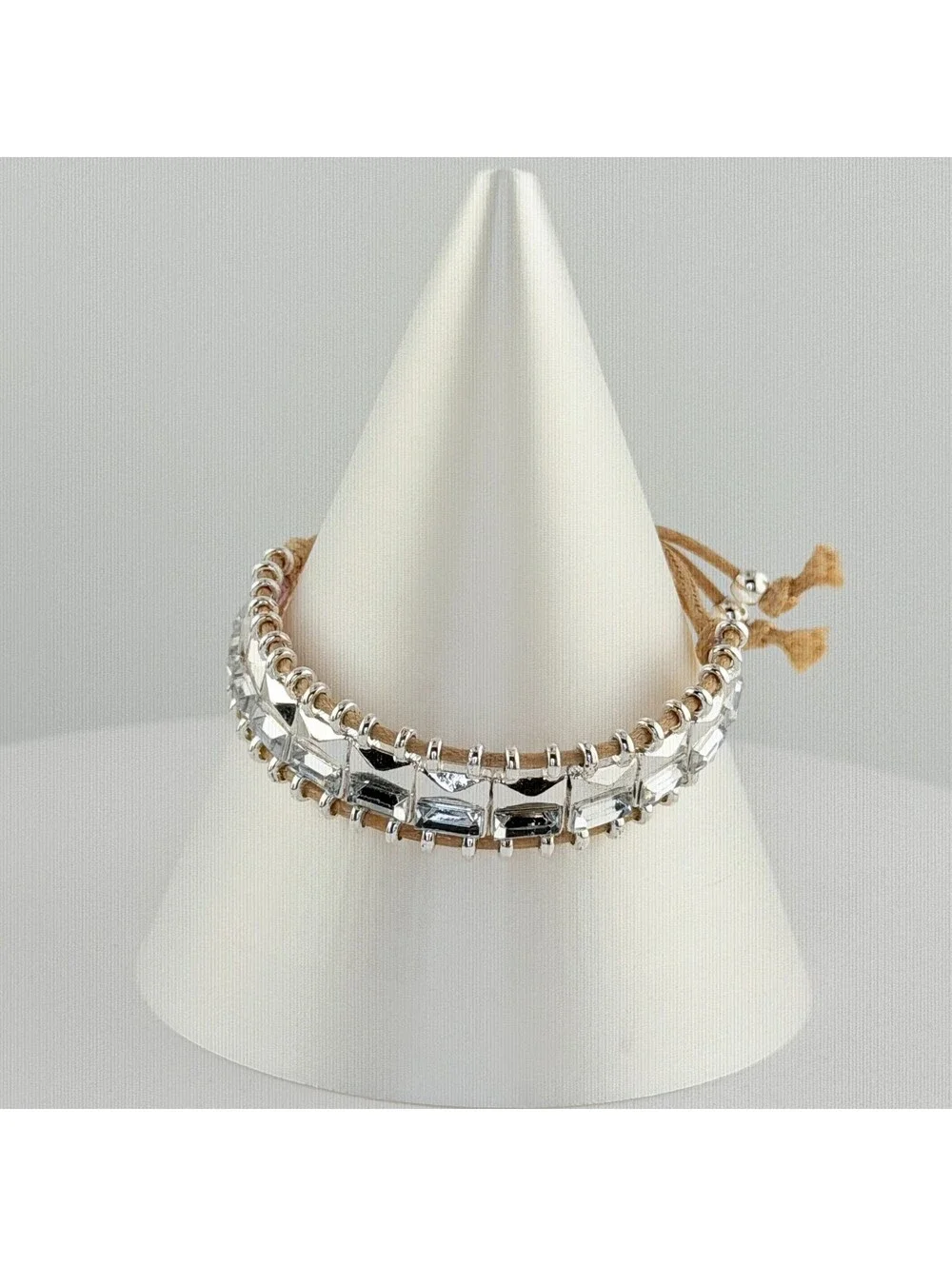 Bomb Party Single Stack Bracelet - on Silver Plating #163
